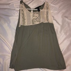 Forever 21 grey tank top